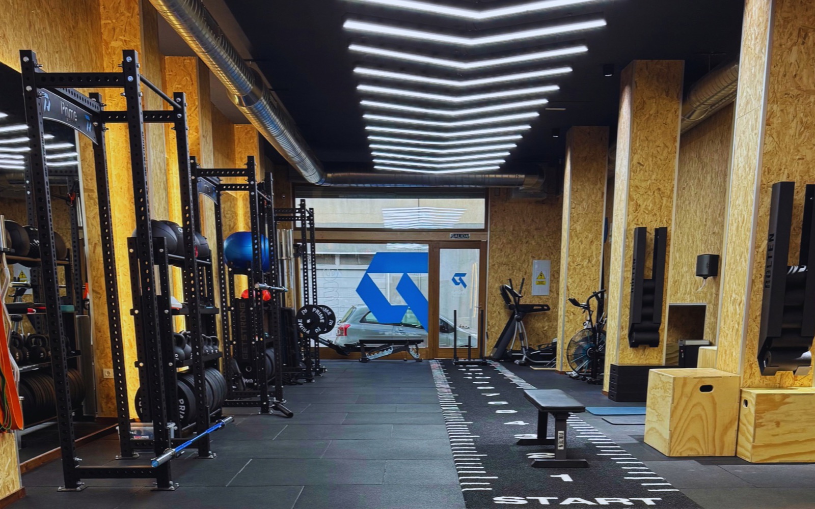 Sala de entrenamiento de la sede de Prime Sport Center en Granada